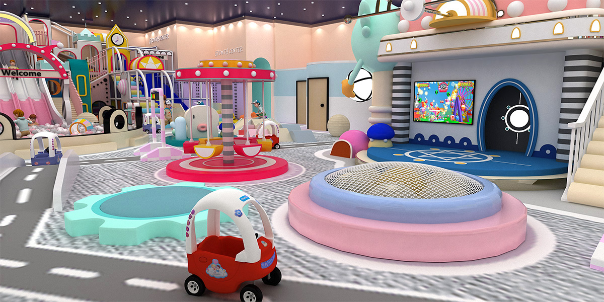 淘气堡厂家解析如何破解一个综合体呈现多家儿童业态